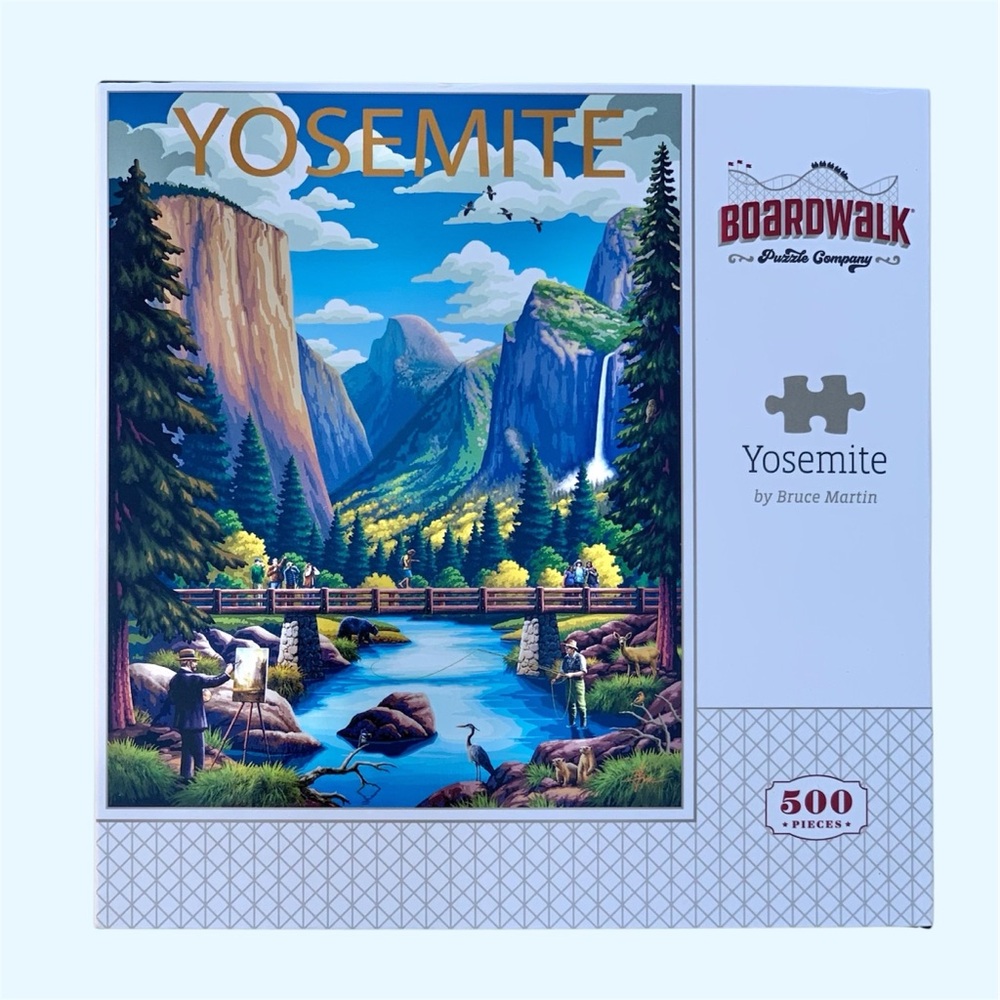 Yosemite National Park 500 Piece Colorful Jigsaw Puzzle